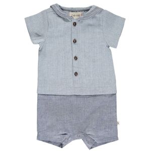 Me + Henry Sailor Shortie Boy Romper Size 6/12 month